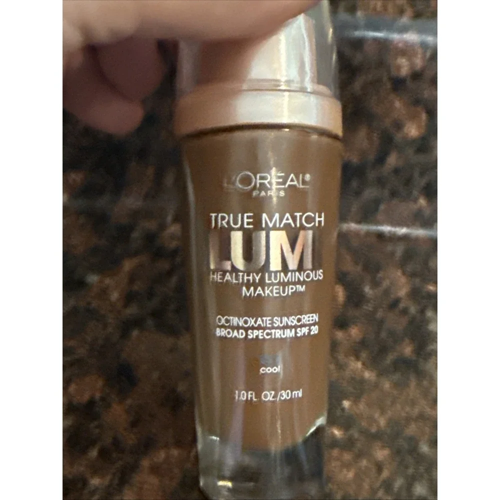 L'oreal-TRUE MATCH-LUMI Foundation-Makeup-SPF 20-C7-8 NUT BROWN/COOL-1 OZ.-NEW!